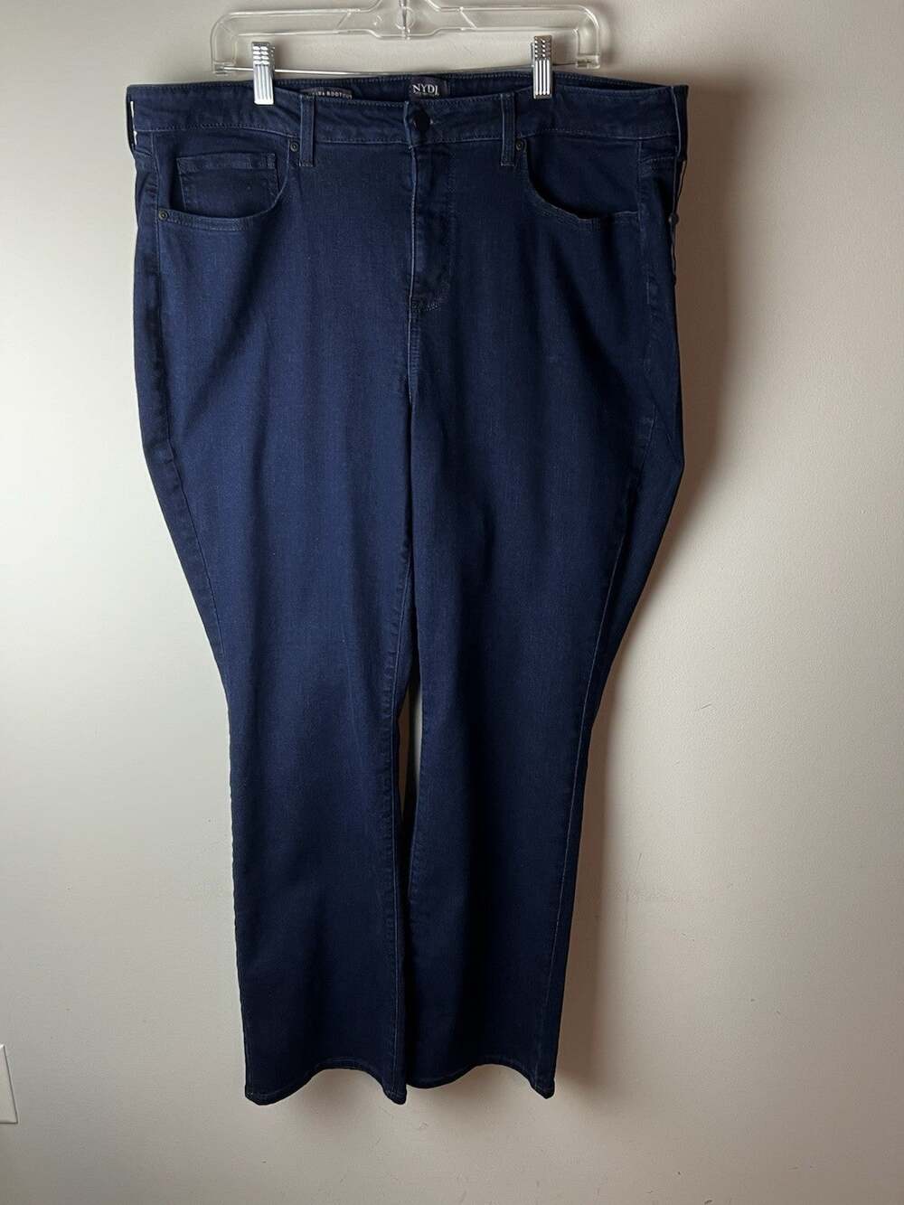 NYDJ Barbara Bootcut Size 20W Blue Jeans Dark Wash NWOT